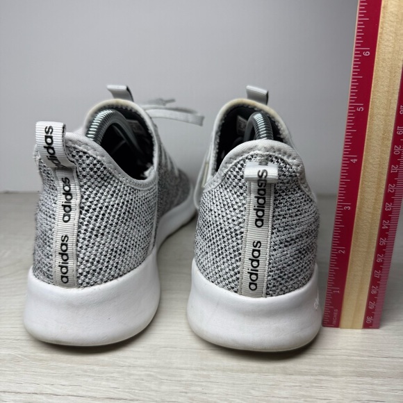 Adidas Cloudfoam Pure Gray & White Athletic Sneakers Women’s Size 8 - Picture 5 of 8